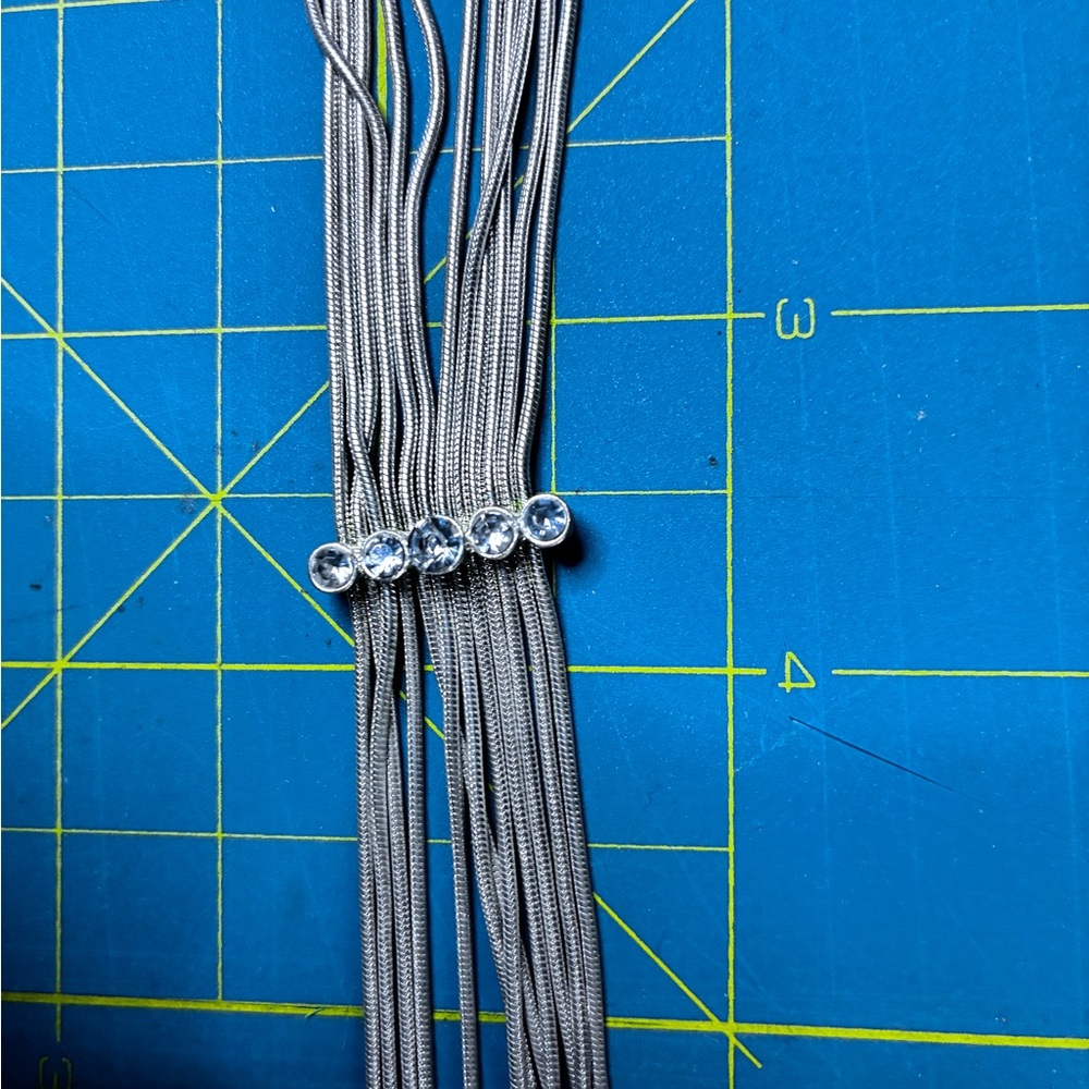 Silver Multi-Strand Necklace - Picture 3 of 4